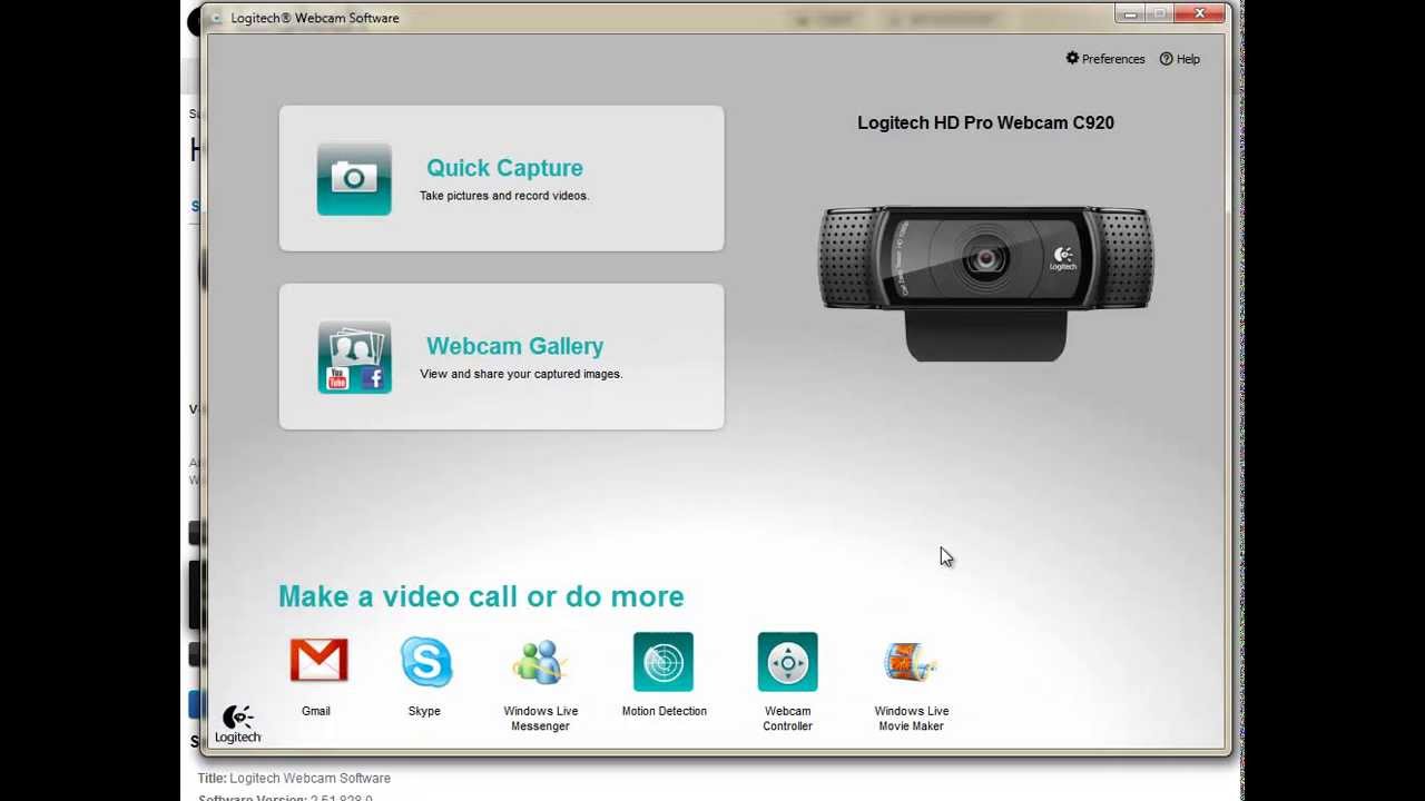 logitech c920 hd pro webcam driver install for windows 10